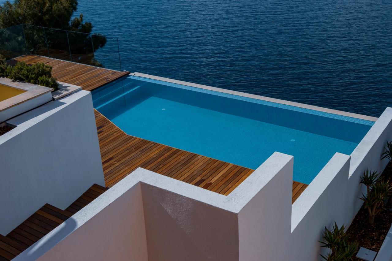 Luxury Apartments Villa Ruzmarina With New Heated Infinity Pool And Lounge Area Marusici  Exterior foto