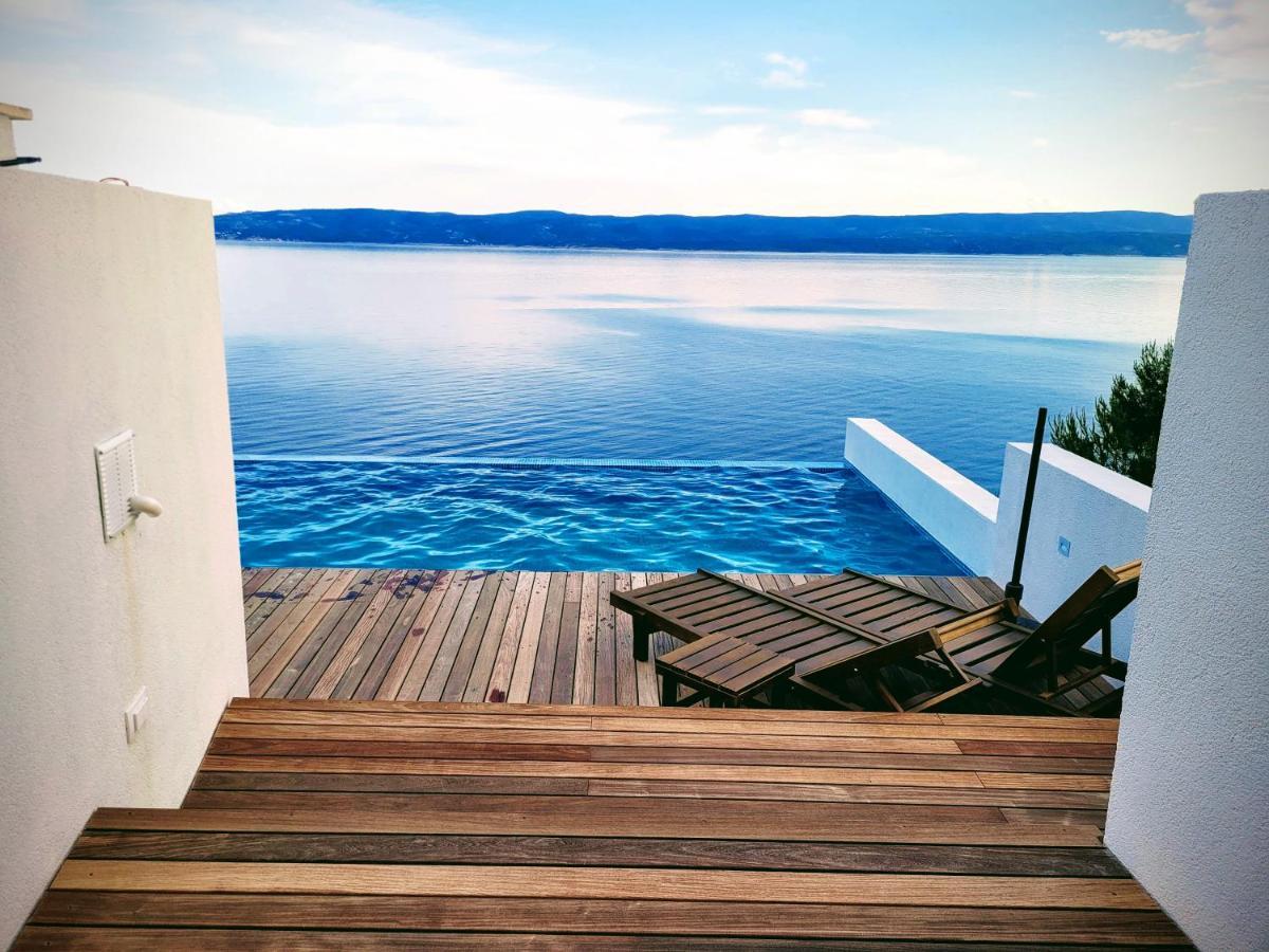 Luxury Apartments Villa Ruzmarina With New Heated Infinity Pool And Lounge Area Marusici  Exterior foto