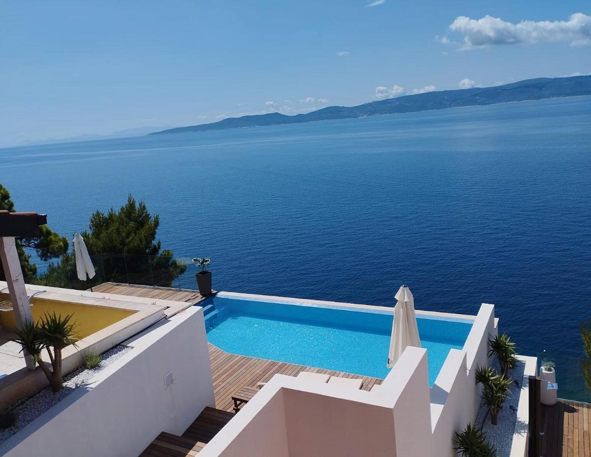 Luxury Apartments Villa Ruzmarina With New Heated Infinity Pool And Lounge Area Marusici  Exterior foto
